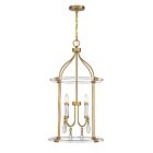 Savoy House Mayfair 7-7714-4-195 4-Lights 240W Warm Brass and Chrome Pendant