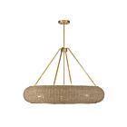 Savoy House 7-8301-6-322 Gaia 6-Lights 60W Warm Brass Incandescent/LED Pendant