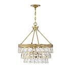 Savoy House Windham 7-8700-4-322 4-Lights 240W Warm Brass Pendant