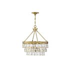 Savoy House Windham 7-8700-4-322 4-Lights 240W Warm Brass Pendant