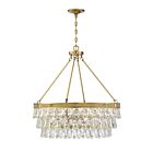 Savoy House Windham 7-8701-6-322 6-Lights 360W Warm Brass Pendant