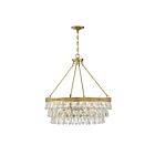 Savoy House Windham 7-8701-6-322 6-Lights 360W Warm Brass Pendant