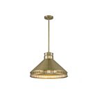 Savoy House Essentials Seagram 7-8801-3-322 3-Lights 180W Warm Brass Pendant