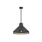 Savoy House Essentials Seagram 7-8801-3-89 3-Lights 180W Matte Black Pendant