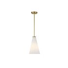 Savoy House Essentials Bristol 7-8840-1-322 1-Lights 60W Warm Brass Pendant