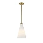 Savoy House Essentials Bristol 7-8840-1-322 1-Lights 60W Warm Brass Pendant