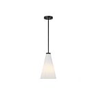 Savoy House Essentials Bristol 7-8840-1-89 1-Lights 60W Matte Black Pendant
