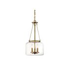 Savoy House Essentials Akron 7-9006-3-322 3-Lights 180W Warm Brass Pendant