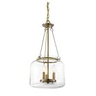 Savoy House Essentials Akron 7-9006-3-322 3-Lights 180W Warm Brass Pendant