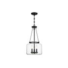 Savoy House Essentials Akron 7-9006-3-89 3-Lights 180W Matte Black Pendant