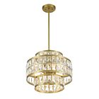 Savoy House Essentials Renzo 7-9044-3-322 3-Lights 180W Warm Brass Pendant