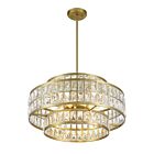 Savoy House Essentials Renzo 7-9046-4-322 4-Lights 240W Warm Brass Pendant