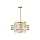 Savoy House Essentials Renzo 7-9046-4-322 4-Lights 240W Warm Brass Pendant