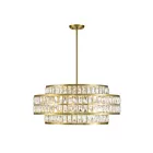 Savoy House Essentials Renzo 7-9048-6-322 6-Lights 360W Warm Brass Pendant
