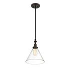 Savoy House Essentials Drake 7-9132-1-13 1-Lights 60W English Bronze Pendant