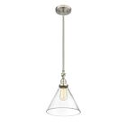 Savoy House Essentials Drake 7-9132-1-SN 1-Lights 60W Satin Nickel Pendant