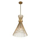 Savoy House Longfellow 7-9602-1-171 1-Light 60W Burnished Brass Pendant