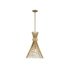 Savoy House Longfellow 7-9602-1-171 1-Light 60W Burnished Brass Pendant