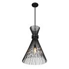 Savoy House Longfellow 7-9602-1-89 1-Light 60W Matte Black Pendant
