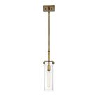 Savoy House Essentials Winfield 7-9770-1-322 1-Lights 60W Warm Brass Mini Pendant