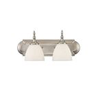 Savoy House Essentials 8-1007-2-SN Herndon 2-Lights 120W Satin Nickel Vanity Light