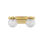 Savoy House 8-1017-2-322 2-Lights 120W Warm Brass Bath Vanity Light