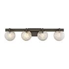 Savoy House 8-1017-4-15 4-Lights 240W Mediterranean Bronze Bath Vanity Light