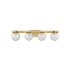 Savoy House 8-1017-4-322 4-Lights 240W Warm Brass Bath Vanity Light