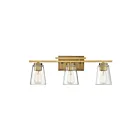 Savoy House Essentials 8-1020-3-322 Calhoun 3-Lights 180W Warm Brass Vanity Light