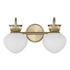Savoy House 8-1028-2-127 Melbourne 2-Lights 60W Brass Incandescent/LED Vanity Light