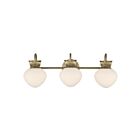 Savoy House 8-1028-3-127 Melbourne 3-Lights 60W Brass Incandescent/LED Vanity Light