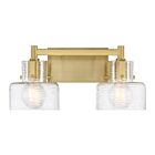 Savoy House 8-1030-2-322 2-Lights 120W Warm Brass Bath Vanity Light
