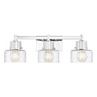 Savoy House 8-1030-3-11 3-Lights 180W Chrome Bath Vanity Light