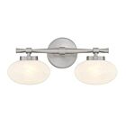 Savoy House 8-1050-2-SN 2-Lights 120W Satin Nickel Bath Vanity Light