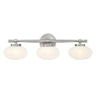 Savoy House 8-1050-3-SN 3-Lights 180W Satin Nickel Bath Vanity Light