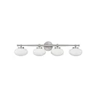 Savoy House 8-1050-4-SN 4-Lights 240W Satin Nickel Bath Vanity Light
