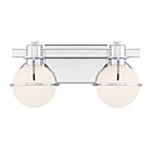 Savoy House 8-1060-2-11 2-Lights 120W Chrome Bath Vanity Light