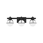 Savoy House 8-1060-3-BK 3-Lights 180W Matte Black Bath Vanity Light