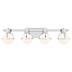 Savoy House 8-1060-4-11 4-Lights 240W Chrome Bath Vanity Light