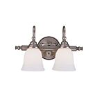 Savoy House Essentials 8-1062-2-CH Brunswick 2-Lights 120W Chrome Vanity Light