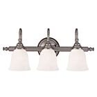 Savoy House Essentials 8-1062-3-CH Brunswick 3-Lights 180W Chrome Vanity Light