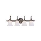 Savoy House Essentials 8-1062-4-CH Brunswick 4-Lights 240W Chrome Vanity Light