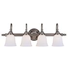 Savoy House Essentials 8-1062-4-CH Brunswick 4-Lights 240W Chrome Vanity Light