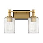 Savoy House 8-1102-2-143 Concord 2-Lights 120W Brass Vanity Light 