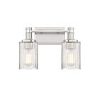Savoy House 8-1102-2-146 Concord 2-Lights 120W Chrome/Polished Nickel Vanity Light