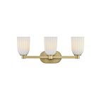 Savoy House 8-1245-3-127 Baldwin 3-Lights 60W Brass Incandescent/LED Vanity Light
