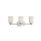 Savoy House 8-1245-3-SN Baldwin 3-Lights 60W Satin Nickel Incandescent/LED Vanity Light