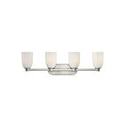 Savoy House 8-1245-4-SN Baldwin 4-Lights 60W Satin Nickel Incandescent/LED Vanity Light