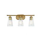 Savoy House Essentials 8-1745-3-322 Chantilly 3-Lights 180W Warm Brass Vanity Light