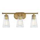 Savoy House Essentials 8-1745-3-322 Chantilly 3-Lights 180W Warm Brass Vanity Light